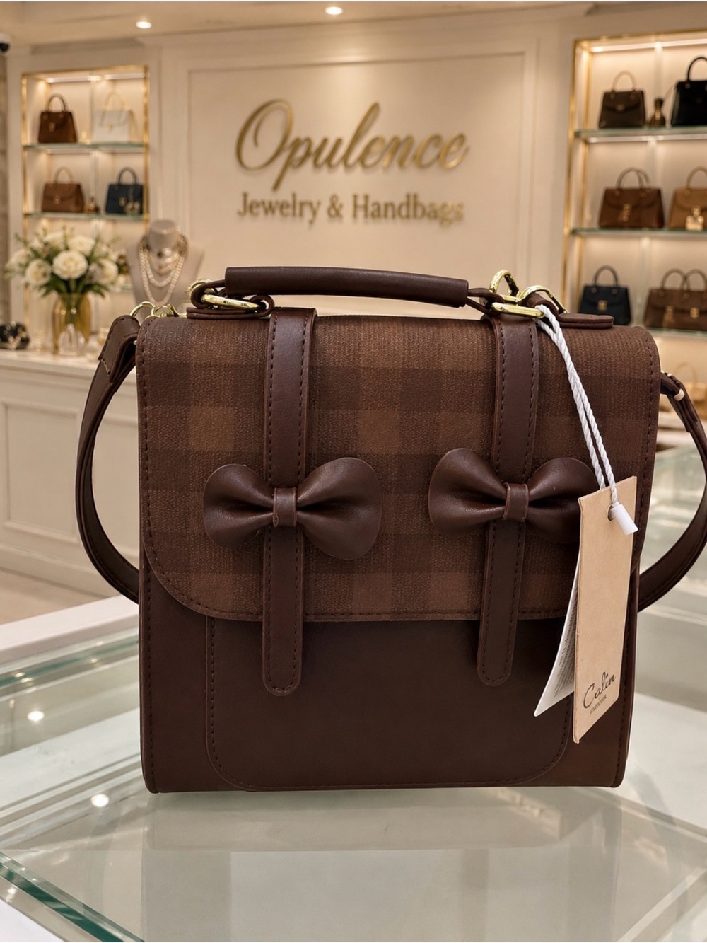 Check Bow Flap Backpack